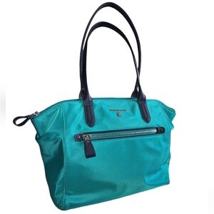 Michael Kors Kelsey Bright Blue Nylon Tote Bag